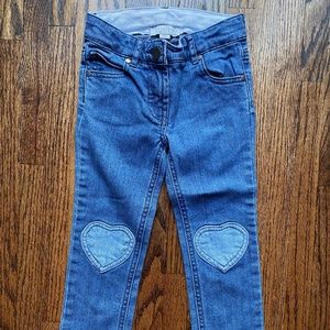 Stella McCartney Jeans with Heart Patches - size 4 - never worn